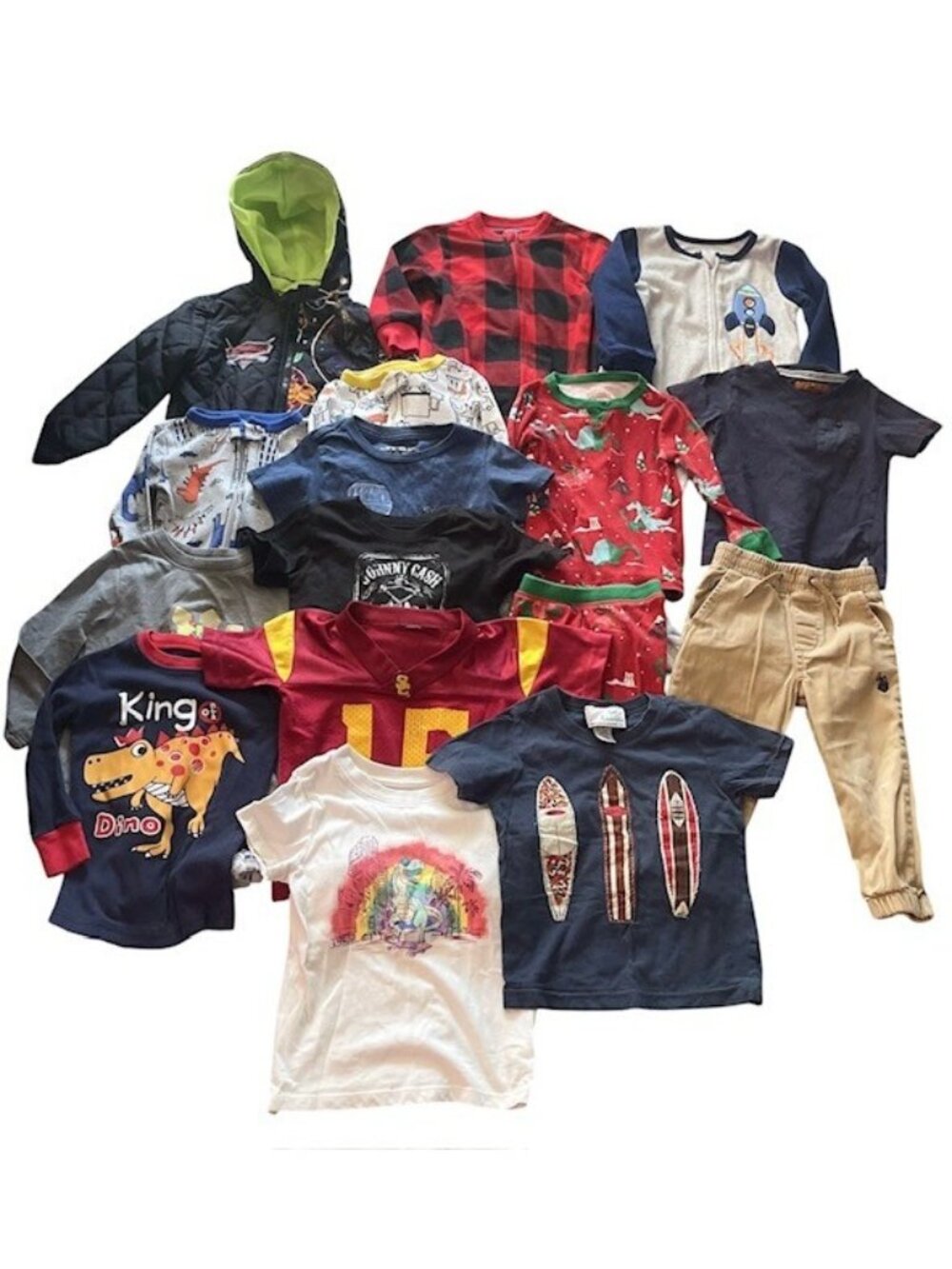 Toddler Boy Clothes Lot 2T Disney Cars Star Wars Carter’s 16+ Pc Bundle 2